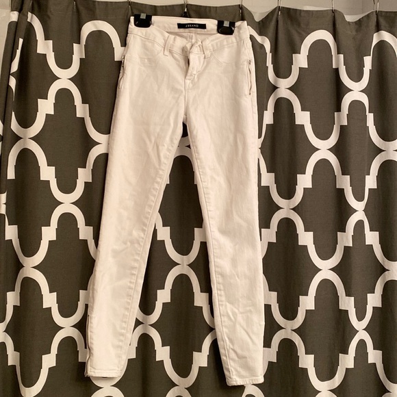 JBrand white skinny ankle jeans SZ 24 - Picture 1 of 4